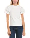 Gracia Eyelet Embroidery Blouse In White