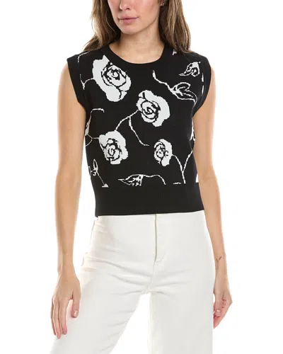 Gracia Floral Knit Tank Top In Multi