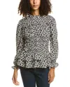 Gracia Floral Top In Multi
