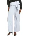 Gracia Flowing Waist Pant In Blue