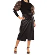Gracia Glimmering Top In Black In Black