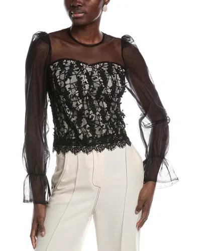 Gracia Lace Top In Black