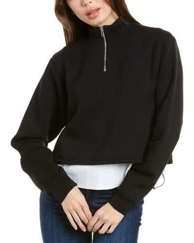 Gracia Layered Top In Black