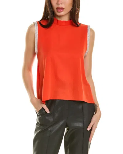 Gracia Open Back Top In Orange