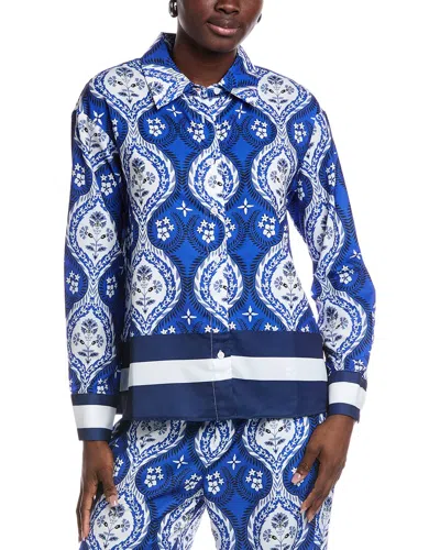 Gracia Pajama Shirt In Blue