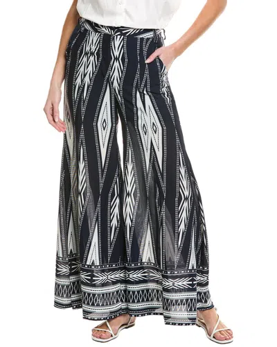 Gracia Palazzo Pant In Black