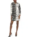 Gracia Pearl Button Tunic In Black