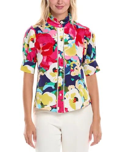 Gracia Printed Blouse In Multi