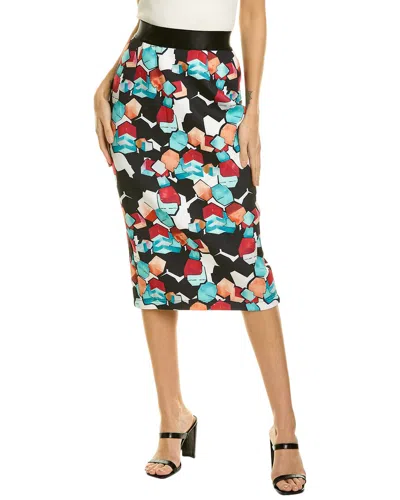 Gracia Printed Pencil Skirt In Multi