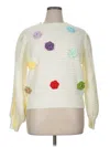 Gracia Pullover Sweater In White