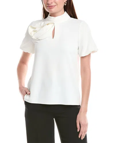 Gracia Rose Detail Puff Sleeve Top