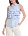 Gracia Ruffle Front Blouse