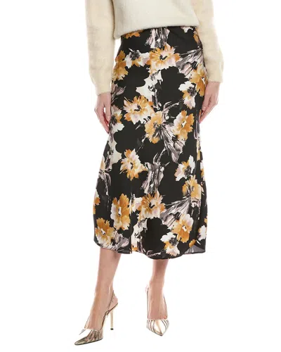 GRACIA SATIN FISHTAIL MIDI SKIRT