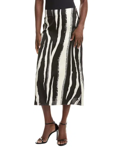 GRACIA SATIN MIDI SKIRT