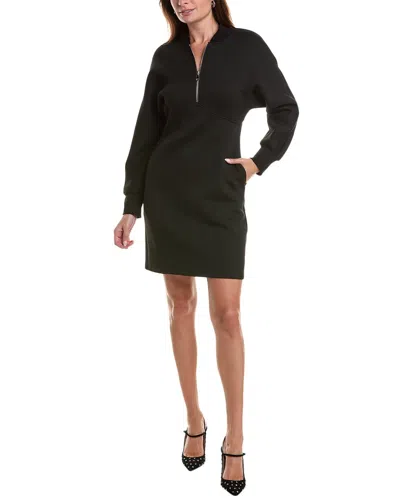 Gracia Scuba Mini Dress In Black