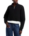 Gracia Layered Top In Black