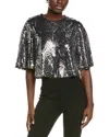 Gracia Sequin Top In Multi