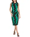 Gracia Sheath Sweater Dress In Multi