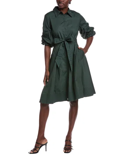 Gracia Shirtdress In Green