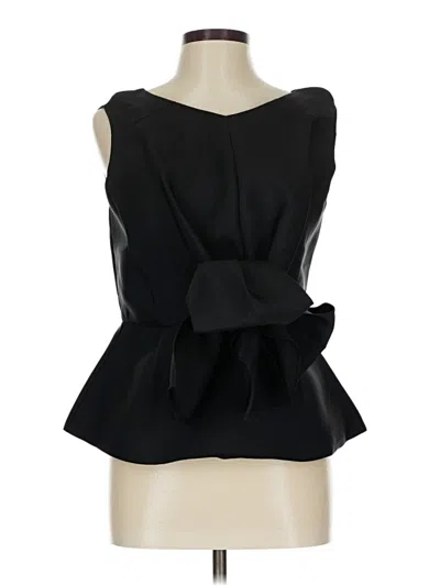 Pre-owned Gracia Sleeveless Blouse In Black