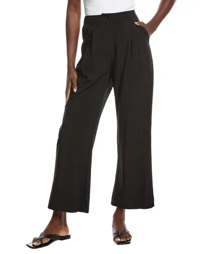 Gracia Straight Fit Casual Pant In Black