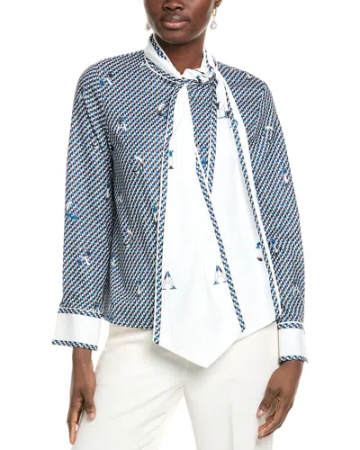 GRACIA TIE-NECK BLOUSE