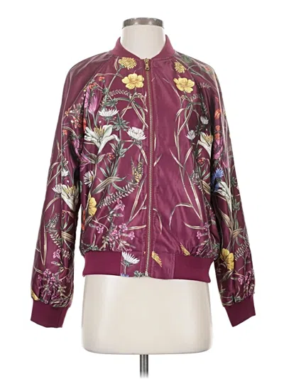 Pre-owned Gracia Track Jacket In Burgundy