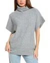 Gracia Turtleneck Wool-blend Sweater In Grey