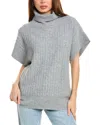 Gracia Turtleneck Wool-blend Sweater In Grey