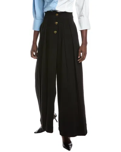 Gracia Wide Leg Pant In Black