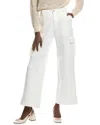 Gracia Fringe Pattern Cargo Pant In White