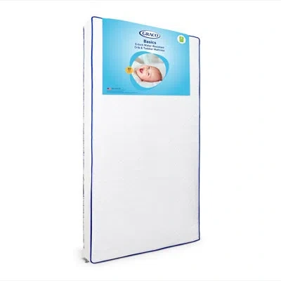 Graco Basics 5-inch Water-resistant Crib & Toddler Mattress In White