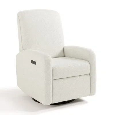 Graco Bellwood Power Recliner Swivel Glider In Ivory Boucle