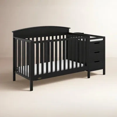 Graco Benton 4-in-1 Convertible Crib And Changer In Black