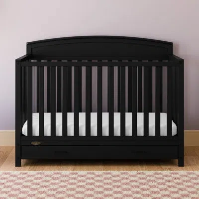 Graco Benton 5-in-1 Convertible Crib With Drawer In Black