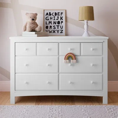 Graco Benton 6 Drawer Double Dresser In White