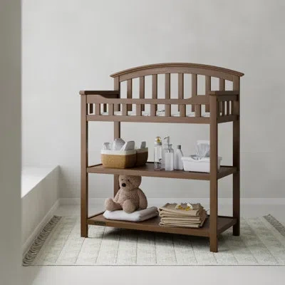 Graco Changing Table With Pad In Hazelnut