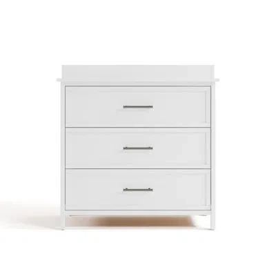 Graco Classic 3 Drawer Chest With Removable Changing Table Topper In White