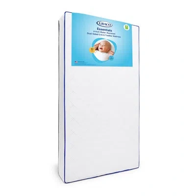 Graco Essentials 6-inch Water-resistant Dual-sided Baby Crib & Toddler Bed Mattress In White