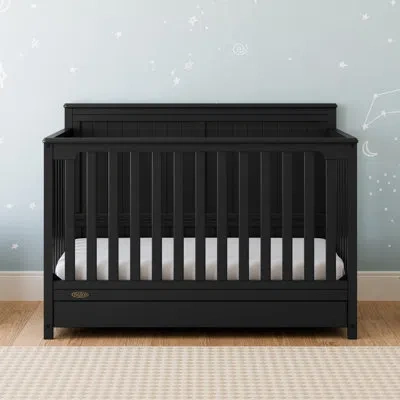 Graco Hadley 5-in-1 Convertible Crib In Black