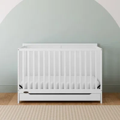 Graco Melrose 5-in-1 Convertible Crib With Storage In White