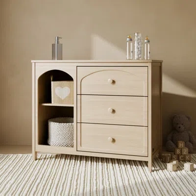 Graco Olivia 3 Drawer Combo Dresser In Driftwood