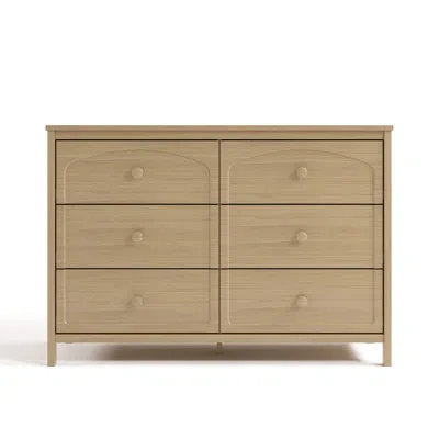 Graco Olivia 6 Drawer Double Dresser In Brown