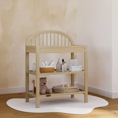 Graco Olivia Changing Table With Pad In Driftwood