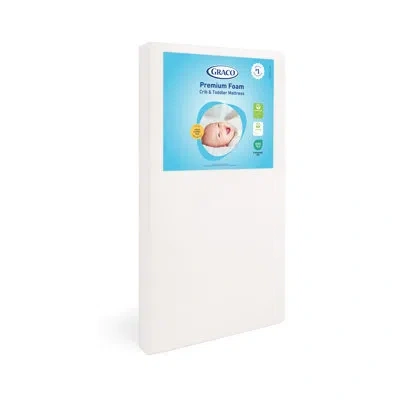 Graco Premium Crib And Toddler Bed Mattress In White