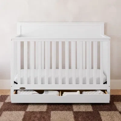 Graco Shiloh 5-in-1 Convertible Crib With Drawer In White