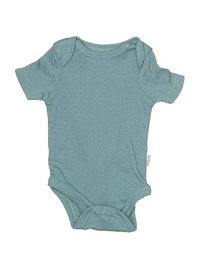 Pre-owned Graco Babies' Short Sleeve Onesie In Teal