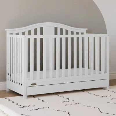 Graco Solano 4-in-1 Convertible Crib With Storage In White