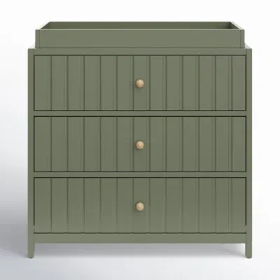 Graco Teddi 3 Drawer Chest With Changing Topper In Olive