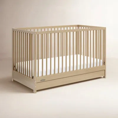 Graco Teddi 5-in-1 Convertible Crib With Storage In Driftwood